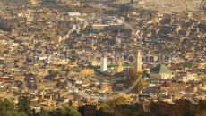 View down to Fès (Morocco)