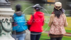 Tourists in Vienna Austria