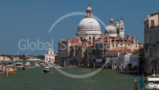 Canal Grande with church