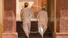 Walking into Mehrangarh Fort 