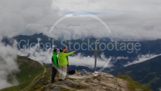 On top of the mountain