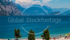 Lake Garda with Alps