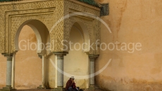 Market square in Meknes (Morocco)