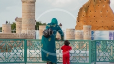 Mausoleum of Mohammed V near Rabat (Morocco)